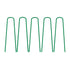 50 U-Shape Ground Pegs - Green